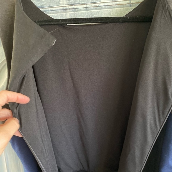 DANA Buchman Woman Black Tie Sleeveless Color Block Dress - Picture 8 of 11